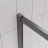 Душевой уголок Veconi Evo 300 GR 100х90 E3-GR-10090-12-C9 профиль Графит брашированный стекло тонированное матовое