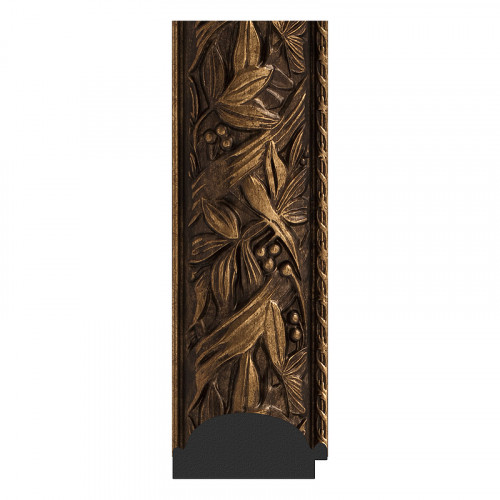 Зеркало Evoform Exclusive 99х69 BY 3443 с фацетом в багетной раме - Византия бронза 99 мм стекло