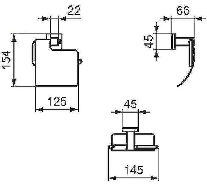 Держатель туалетной бумаги Ideal Standard IOM E2191AA с крышкой Хром
