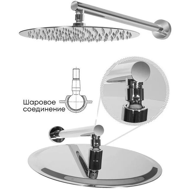 Душевая система Grocenberg GB5001CR Хром