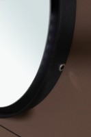 Зеркало Allen Brau Infinity 50 1.21016.BL с подсветкой Черное с сенсорным выключателем стекло