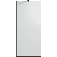 Душевая перегородка Timo TP-1190/03F-8 1190x1950 T11 в узком профиле Черный стекло матовое