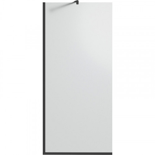 Душевая перегородка Timo TP-1190/03F-8 1190x1950 T11 в узком профиле Черный стекло матовое