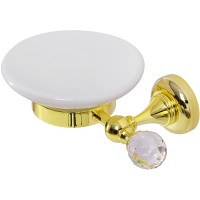 Мыльница Cezares Aphrodite APHRODITE-SODS-03/24-Sw Золото 24 карат с кристаллом Swarovski