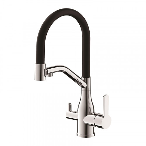 Смеситель для кухни Belz B78815-1 цвет Сатин Черный