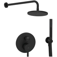 Душевая система Ideal Standard Ceraline  BD192XG Черная матовая латунь встраиваемый