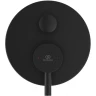 Душевая система Ideal Standard Ceraline BD192XG Черная матовая латунь встраиваемый