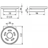 Мыльница Kludi Vela C 3198505 Хром