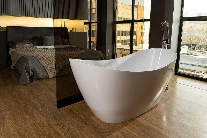 Ванна из искусственного камня Marmo Bagno Верона 170х80 MB-VR170x80 цвет Белый