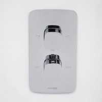 Смеситель для душа WasserKRAFT Naab 8644 Thermo с термостатом Хром латунь встраиваемый