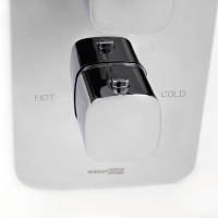 Смеситель для душа WasserKRAFT Naab 8644 Thermo с термостатом Хром латунь встраиваемый