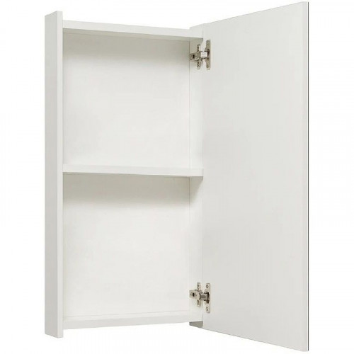 Зеркальный шкаф Runo Лада 40 00-00001192 Белый МДФ / ЛДСП, стекло