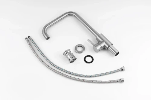 Смеситель для кухни Knotlor Streamline SS-01/1 цвет Матовая сталь