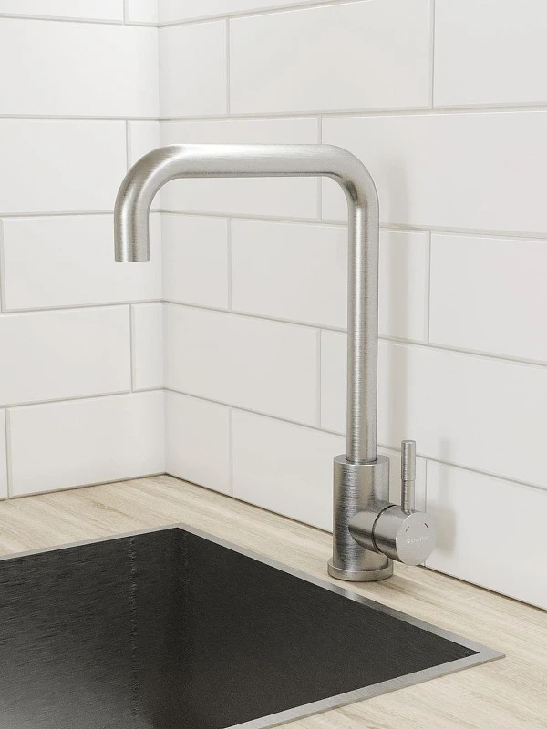 Смеситель для кухни Knotlor Streamline SS-01/1 цвет Матовая сталь