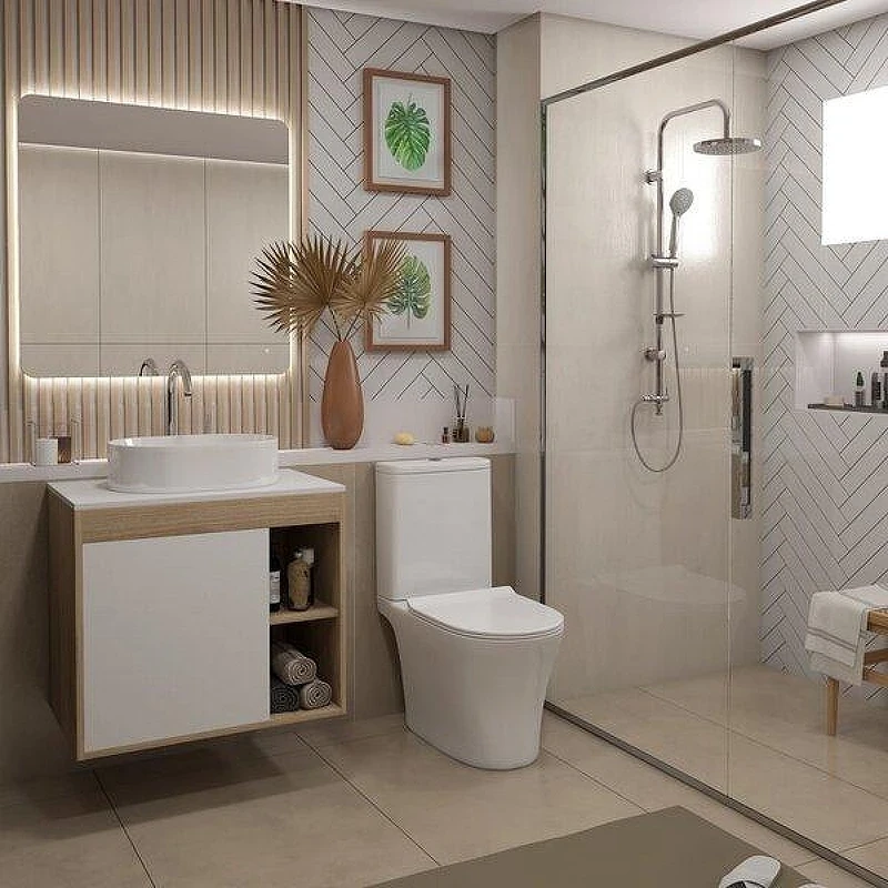Унитаз компакт Corpa Nera Donelli S CN40810 с бачком и сиденьем Микролифт