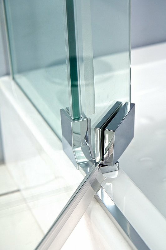 Душевой уголок Cezares Slider 90x80 SLIDER-AH-2-70/80-80/90-GRIGIO-Cr профиль Хром стекло серое