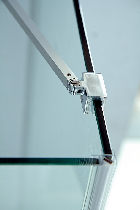 Душевой уголок Cezares Slider 90x80 SLIDER-AH-2-70/80-80/90-GRIGIO-Cr профиль Хром стекло серое