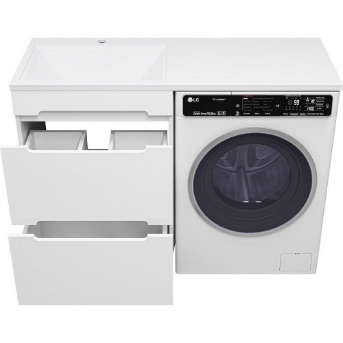 Тумба с раковиной Misty Байкал 120 L УТ000014754 Белая