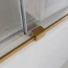 Шторка на ванну Cezares Tandem-Soft 180 TANDEM-SOFT-VF-2-180/145-C-BORO-IV профиль Брашированное золото стекло прозрачное