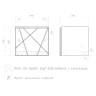 Тумба под раковину Vigo Geometry 50 032 подвесная цвет Бетон