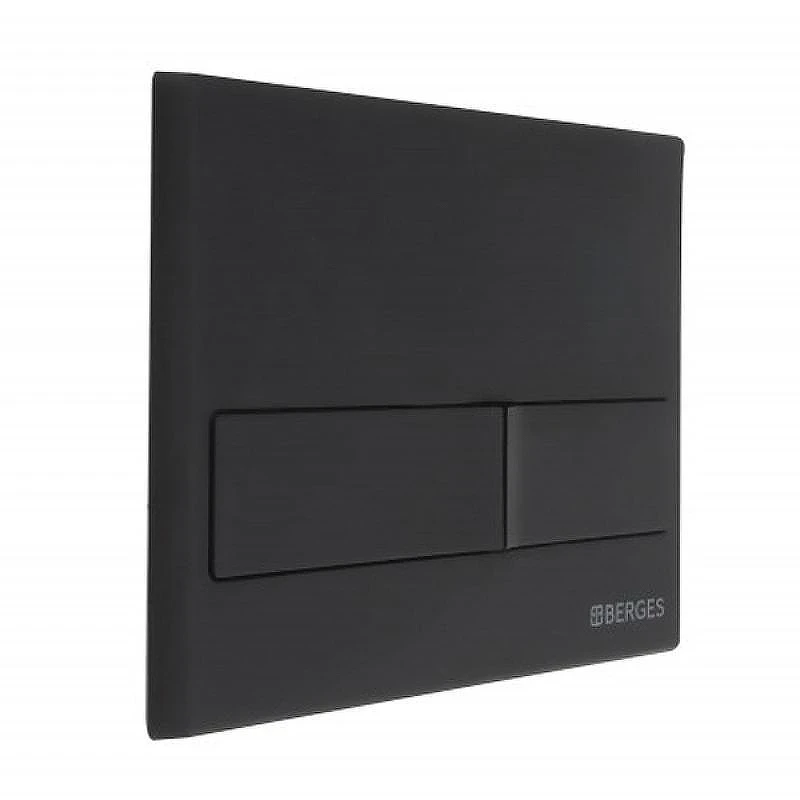 Унитаз с инсталляцией Vincea Globo VT1-14S + Berges Novum L5 040215 с сиденьем Микролифт и Черной матовой клавишей смыва
