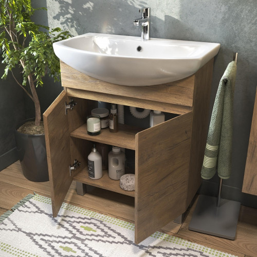 Тумба под раковину Vigo Wing 70 tn.WIN.BAL.70.2D цвет Дуб золотой