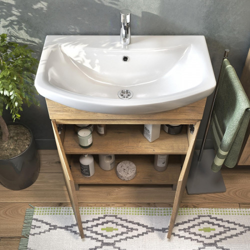 Тумба под раковину Vigo Wing 70 tn.WIN.BAL.70.2D цвет Дуб золотой