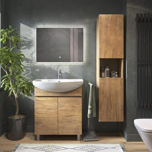 Тумба под раковину Vigo Wing 70 tn.WIN.BAL.70.2D цвет Дуб золотой