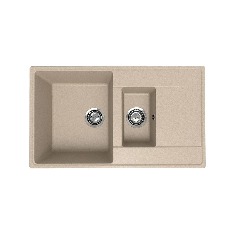 Кухонная мойка Ulgran Quartz Prima 860 1,5K-03 цвет Десерт