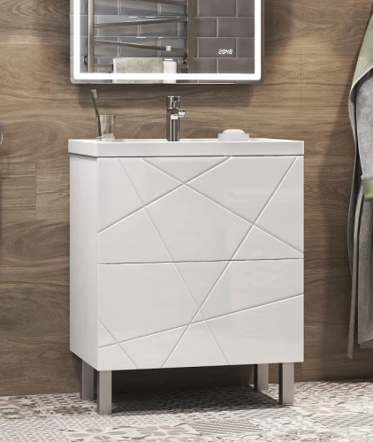 Тумба под раковину Vigo Geometry 60 tn.bsf.GEO.FOS.60.2Y цвет Белый