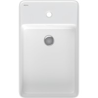 Раковина Berges Ego SL 60 182013 Белая глянцевая фарфор накладная
