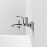 Смеситель для ванны Laparet Nobia Pro N2038102LPT Хром латунь на стену