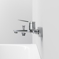 Смеситель для ванны Laparet Nobia Pro N2038102LPT Хром латунь на стену