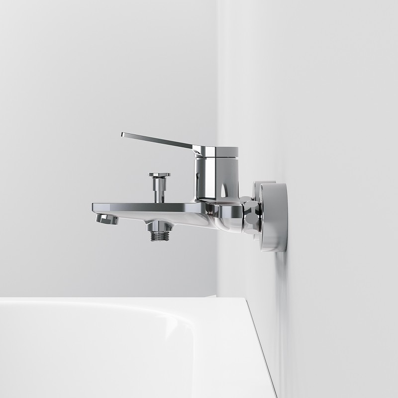 Смеситель для ванны Laparet Nobia Pro N2038102LPT Хром латунь на стену