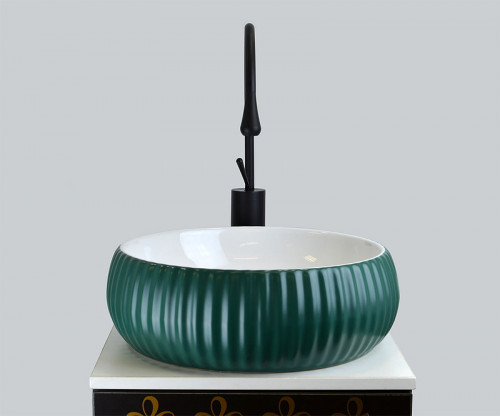 Смеситель для раковины Bronze de Luxe Scandi 9015B Черный матовый латунь