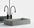 Смеситель для раковины Bronze de Luxe Scandi 9015B Черный матовый латунь