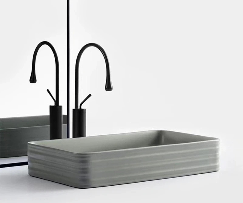 Смеситель для раковины Bronze de Luxe Scandi 9015B Черный матовый латунь