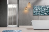 Душевая дверь Vincea Garda 90 VDB-1G900CH профиль Хром стекло шиншилла