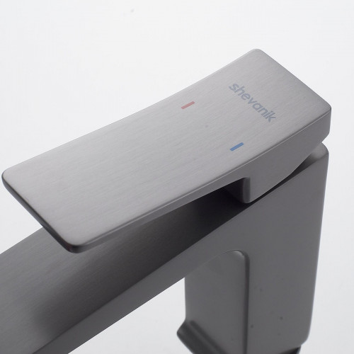 Смеситель для раковины Shevanik S4401T цвет Оружейная сталь