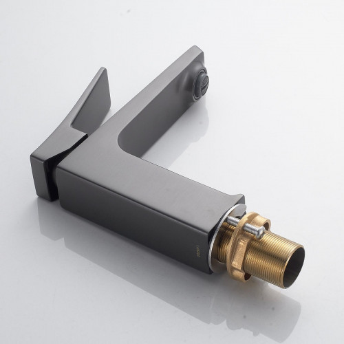 Смеситель для раковины Shevanik S4401T цвет Оружейная сталь