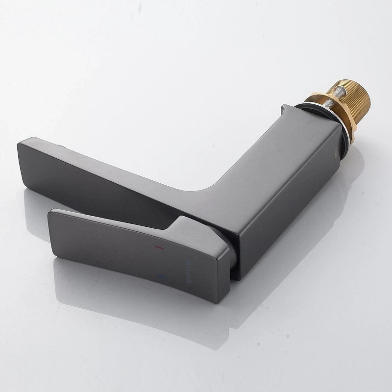 Смеситель для раковины Shevanik S4401T цвет Оружейная сталь