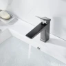 Смеситель для раковины Shevanik S4401T цвет Оружейная сталь