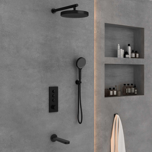 Душевая система Vincea Inspire  VSFW-433TI5MB цвет Матовый черный