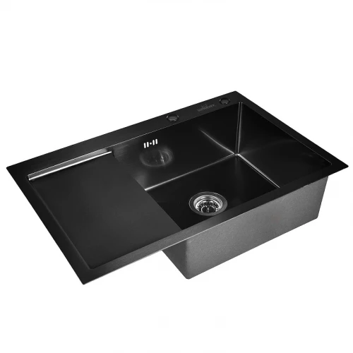 Кухонная мойка Wisent 78 WS37851B-R/WGER019B/W302644B цвет Графит