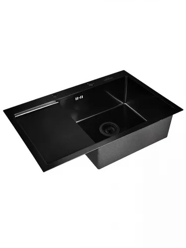 Кухонная мойка Wisent 78 WS37851B-R/WGER019B/W302644B цвет Графит