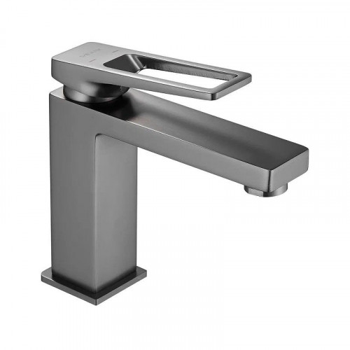 Смеситель для раковины Shevanik S6801T цвет Оружейная сталь