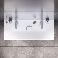 Тумба под раковину AM.PM Inspire V2.0 120 M50AFHX1203WM подвесная Белая матовая МДФ / ЛДСП