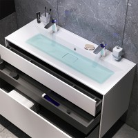Тумба под раковину AM.PM Inspire V2.0 120 M50AFHX1203WM подвесная Белая матовая МДФ / ЛДСП