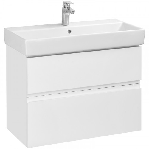 Тумба под раковину Roca Oleta 80 A857640501 подвесная Белая матовая