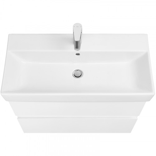 Тумба под раковину Roca Oleta 80 A857640501 подвесная Белая матовая